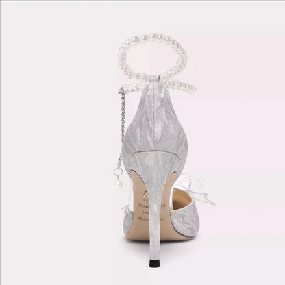 Poplular Zapatos De Mujer Bowtie Beading