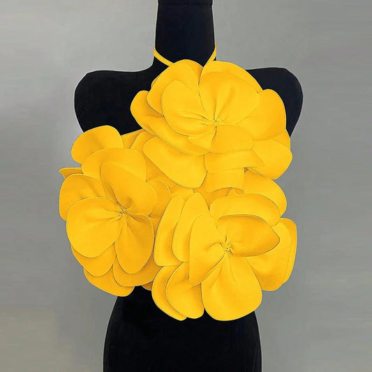 Flower Design T Shirt Sleeveless T-Shirts