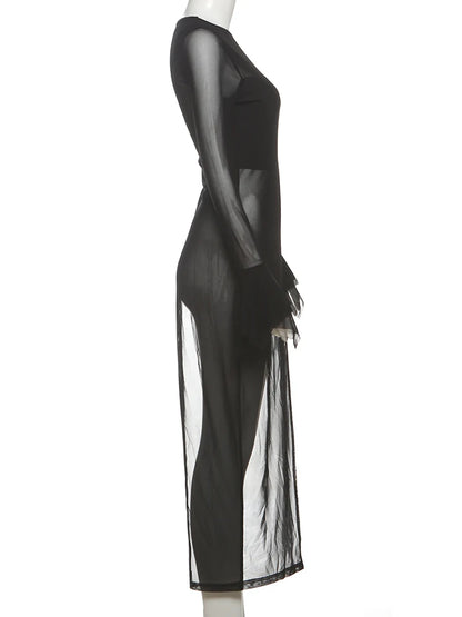 Asymmetrical Flared Sleeve Top