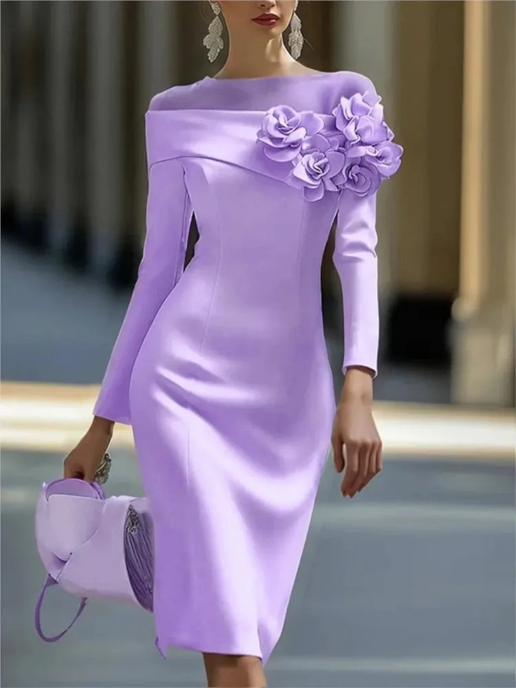 Style Party Dress 2026 O Neck
