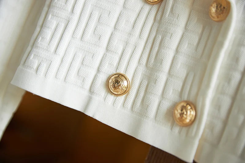 Elegant Design New Fall Slim Fit Notched Sweater Tops Mini Skirt Stretchy Knitted 2 Pieces OL Sets with Belt