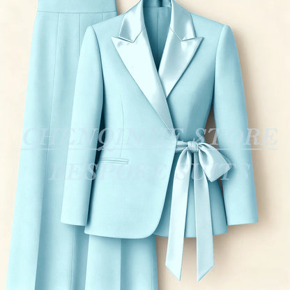 Tailored Blazer & Skinny Pants Suit