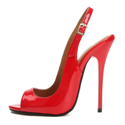 Peep Toe Sandals Shoes Large Size