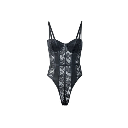 Lace Bodysuit Bodies Top New Solid