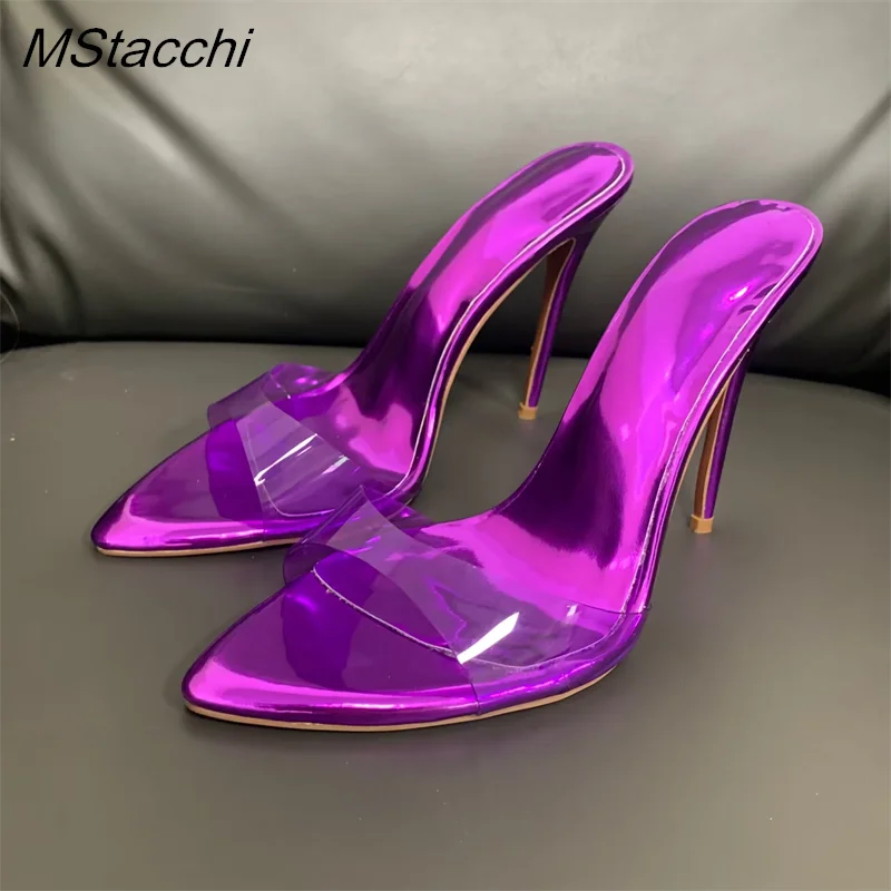 Super-high Heel Slippers Shoes Peep Toe