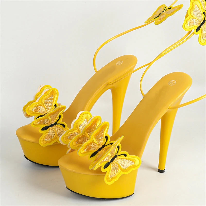 Liyke New Pink Yellow Cross Strap