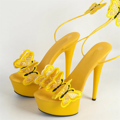 Liyke New Pink Yellow Cross Strap