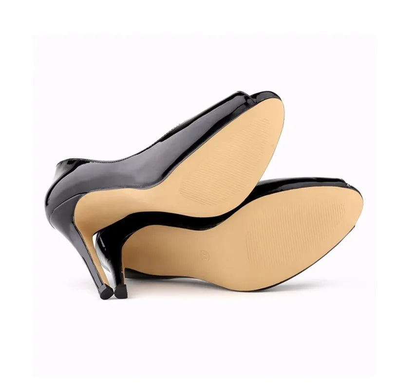 Pumps Fish Mouth High Heels Ladies11cm