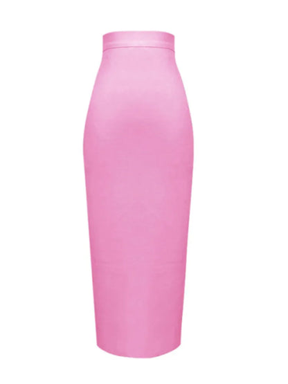 Knee-Length Bandage Pencil Skirt