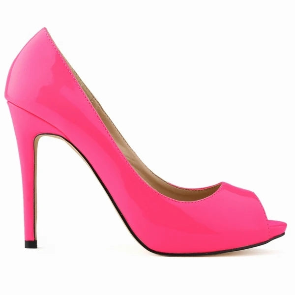 Pumps Fish Mouth High Heels Ladies11cm