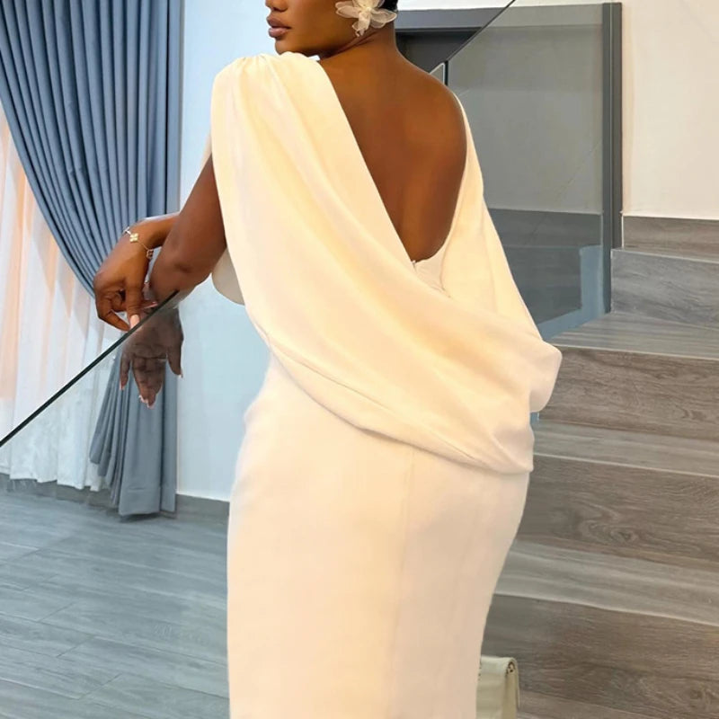 Backless Bodycon Maxi Dress