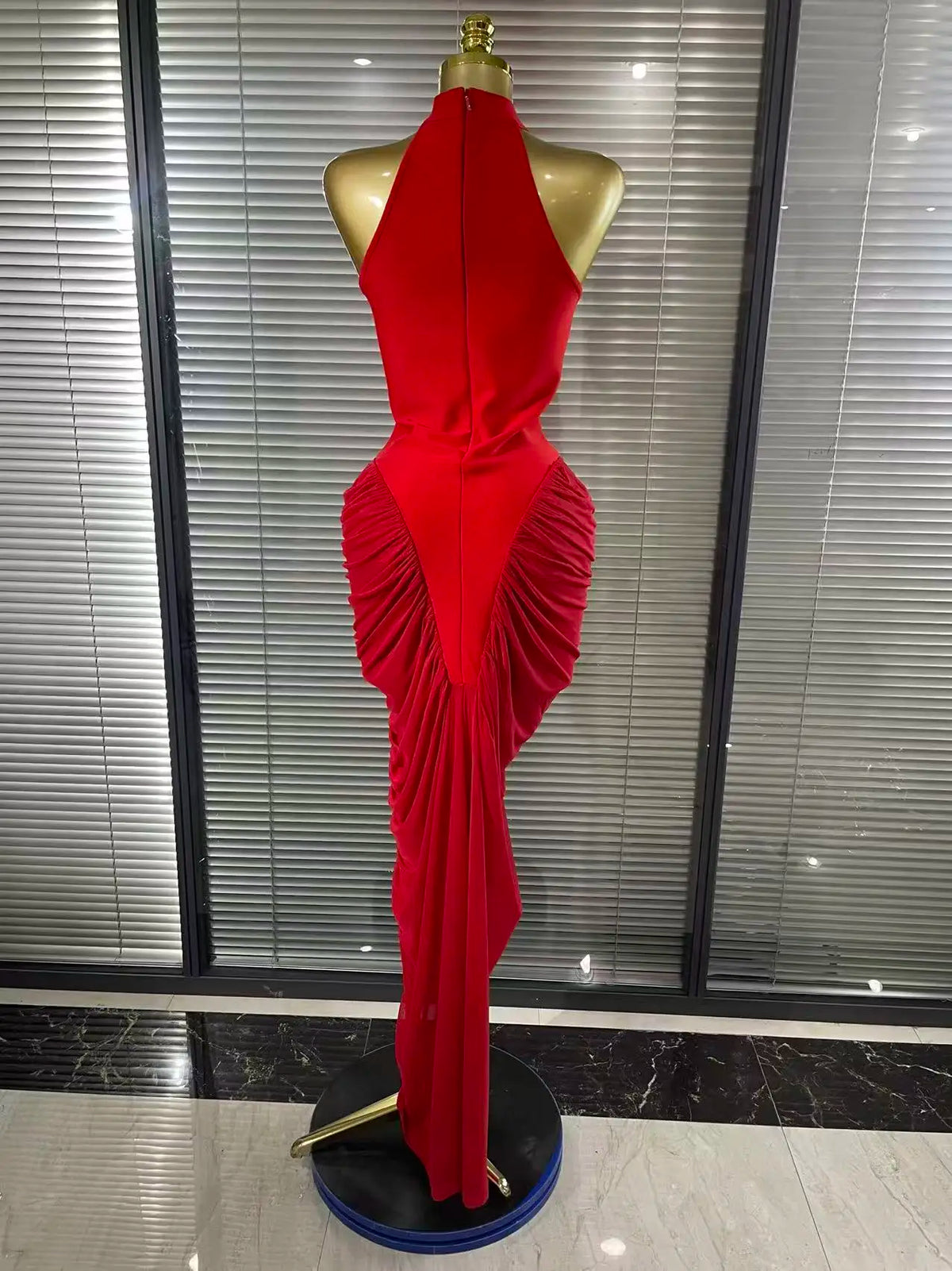 Red Color Off the Shoulder Bodycon
