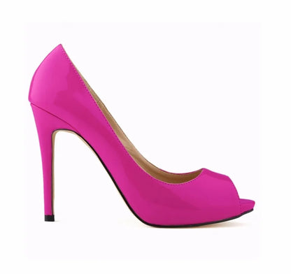 Pumps Fish Mouth High Heels Ladies11cm