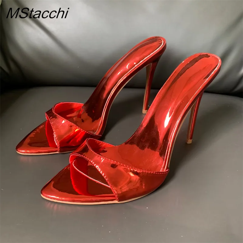 Super-high Heel Slippers Shoes Peep Toe