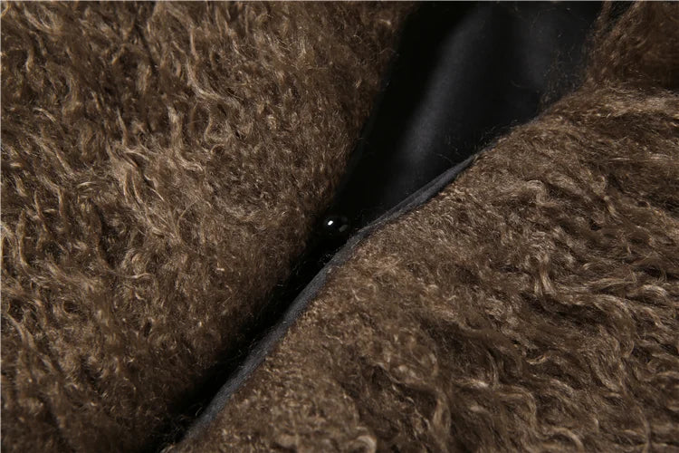 Nibber Wild Coats Woman Furry Tassel Decoration Autumn Trend Low-Neck Full Sleeve Navel Exposed High Street Style Classic Tops