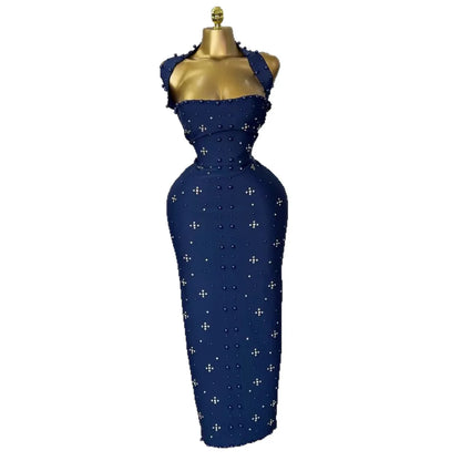 Dresses Beaded Dress Bodycon Hot Fix