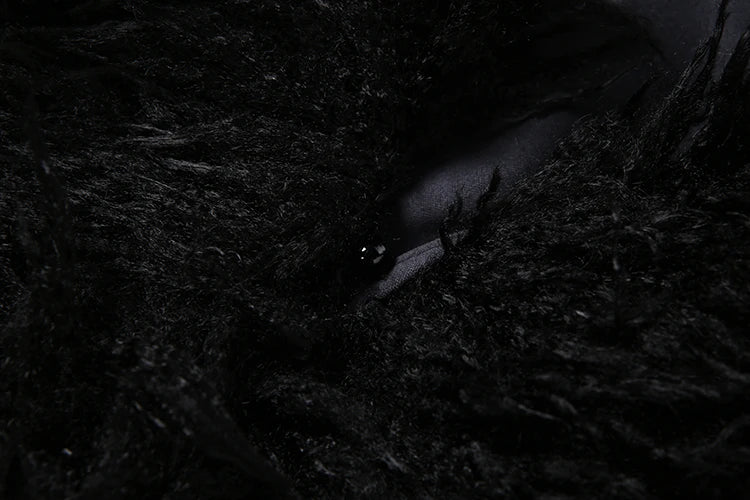 Nibber Wild Coats Woman Furry Tassel Decoration Autumn Trend Low-Neck Full Sleeve Navel Exposed High Street Style Classic Tops