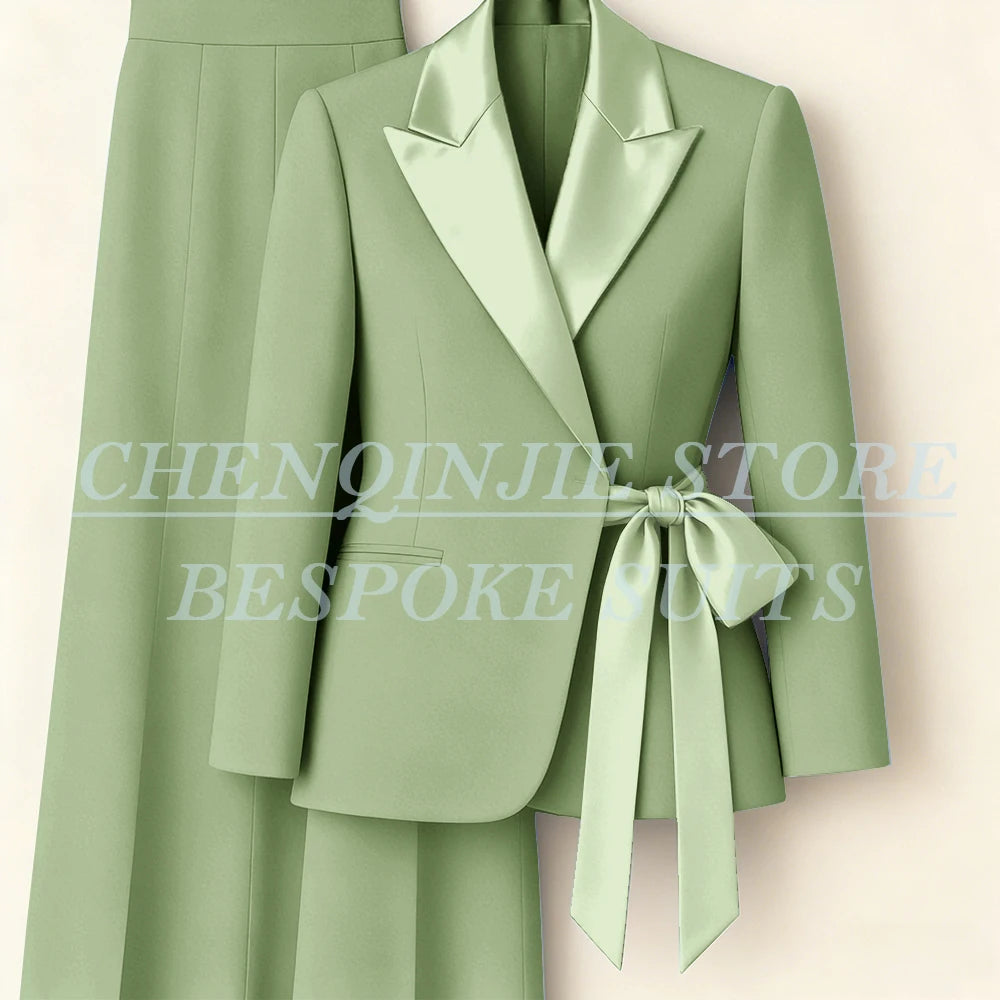 Tailored Blazer & Skinny Pants Suit