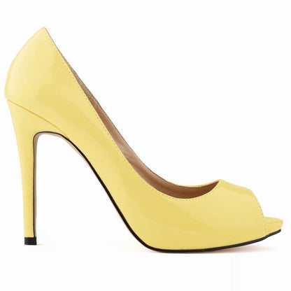 Pumps Fish Mouth High Heels Ladies11cm