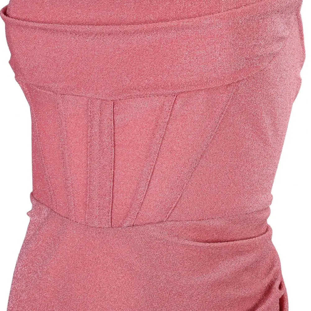 Woman Spring Summer Bodycon Dress Sexy Shiny Sequins Spaghetti Strap Split High Waist Dress Lady Prom Dress Evening Dresses