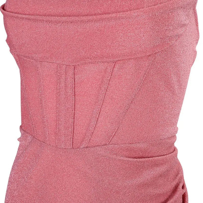 Bodycon Dress Shiny Sequins Spaghetti Strap