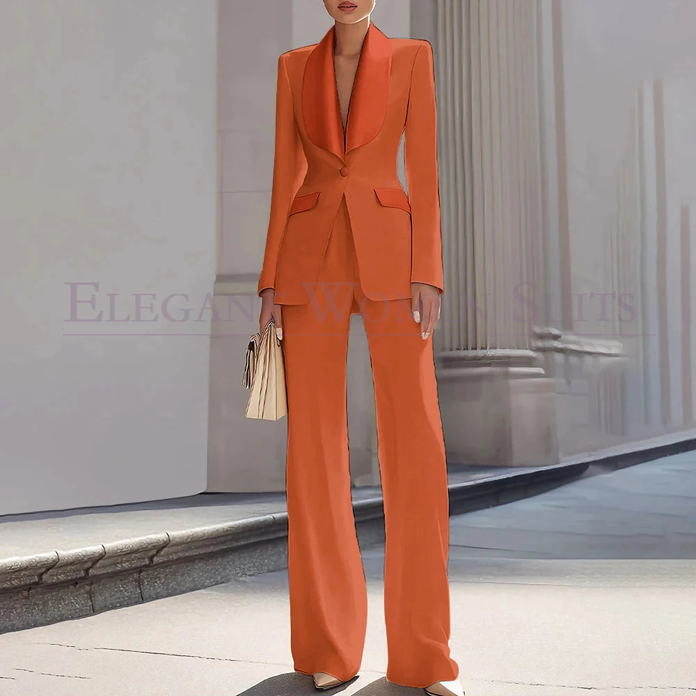 Customzied Suits Blazer Luxury One-Button Shawl