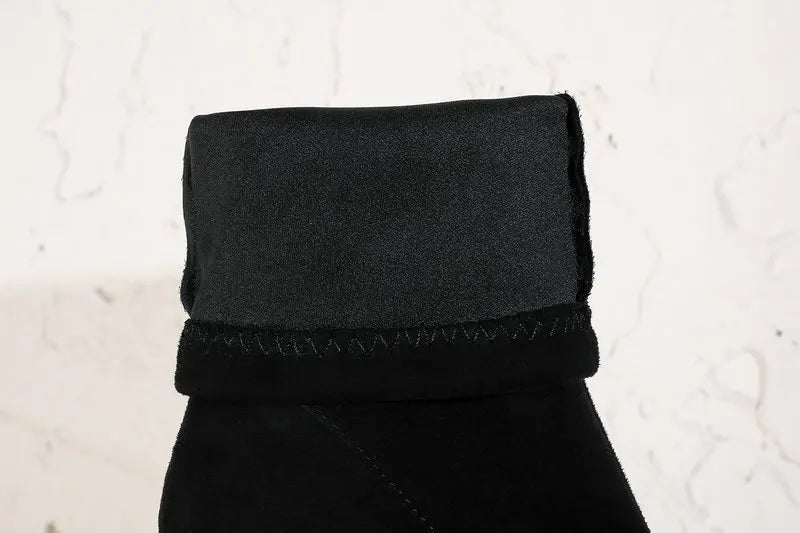 Sock Short Boots Mid-Calf Thin High