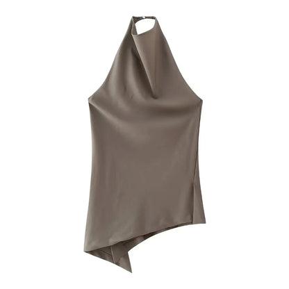 HH Vintage Solid Pant Sets Backless