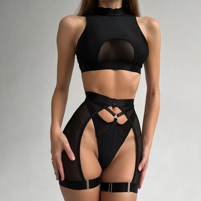 Wire-Free Lace Intimate Lingerie Set