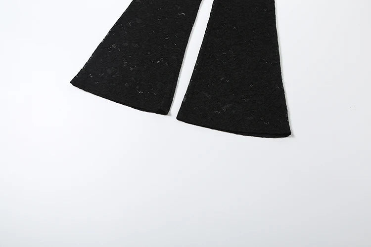 Nibber Streetwear Patchwork Jacquard Jumpsuit Woman Sexy Ruched Waist Metal Knot Stretch Skinny Midnight Workout Overalls