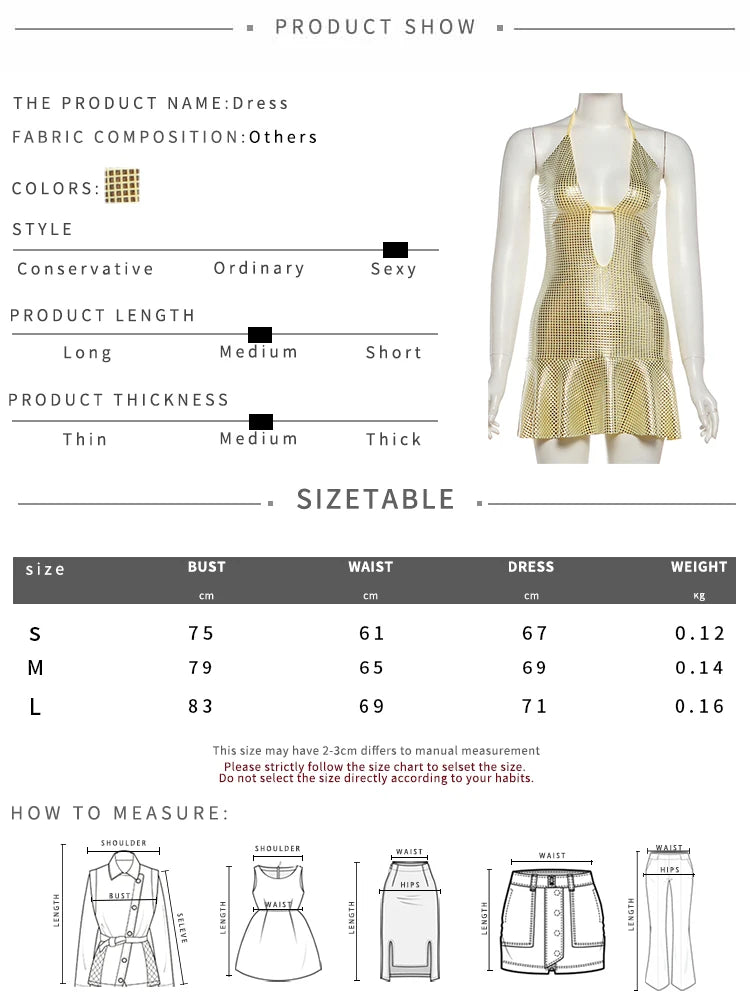 V-Neck Sequin Patchwork Bodycon Dress