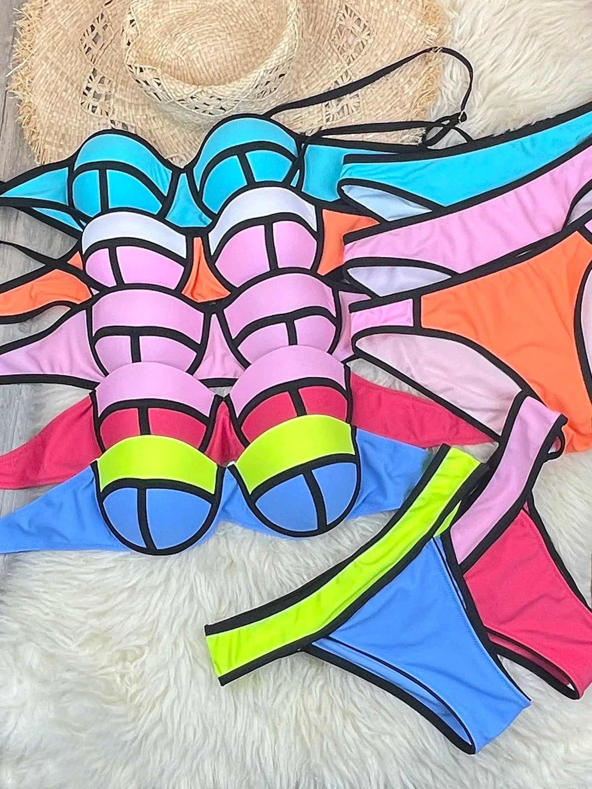 Bandeau Bikini Swimsuit Two-Piece Bathing Suit