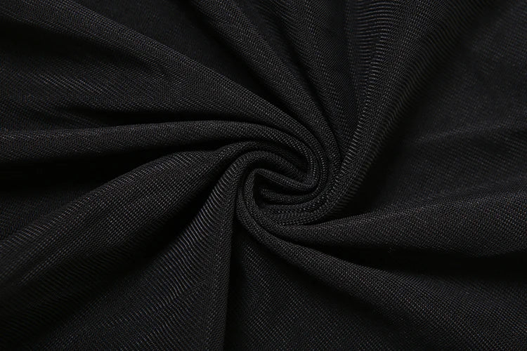 Nibber Irregular Hem t-Shirt Women Patchwork Sexy o-Neck Flared Sleeves Summer Daily Fashion Midnight Skinny Hottie Long Tops