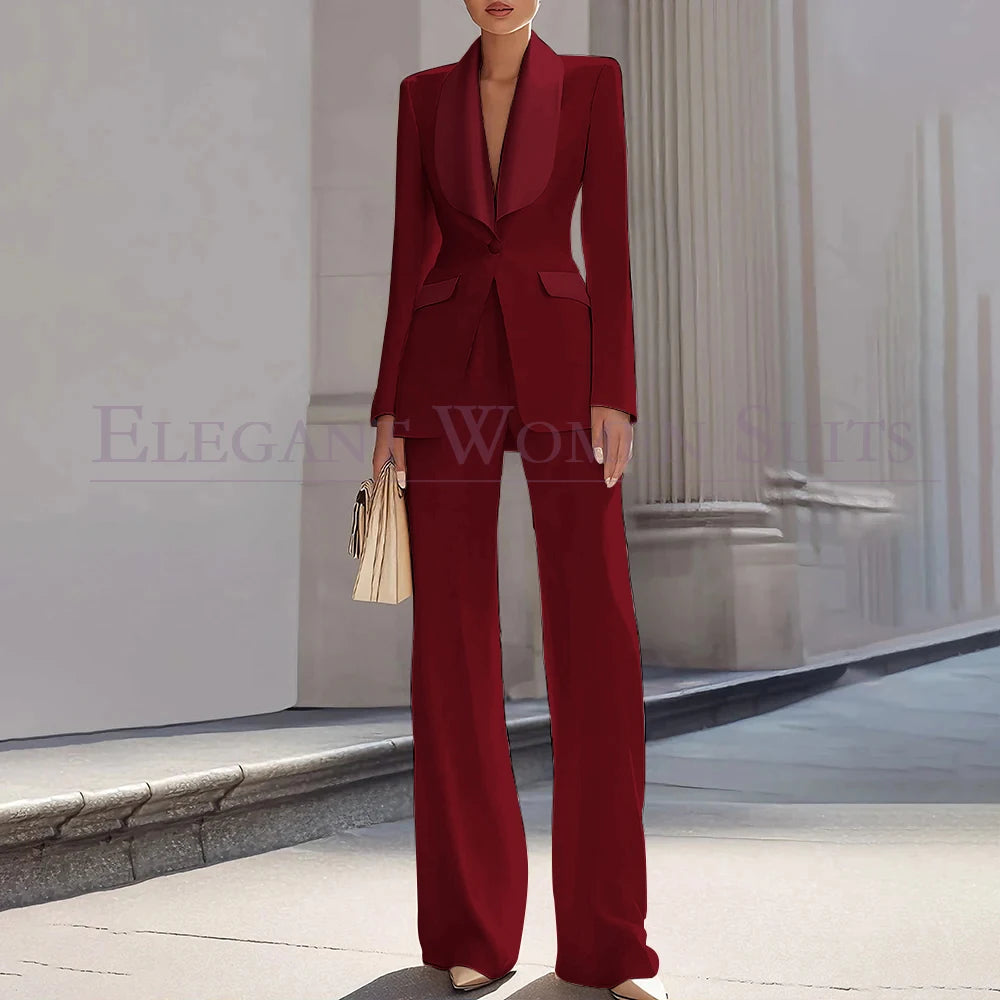 Customzied Suits Blazer Luxury One-Button Shawl