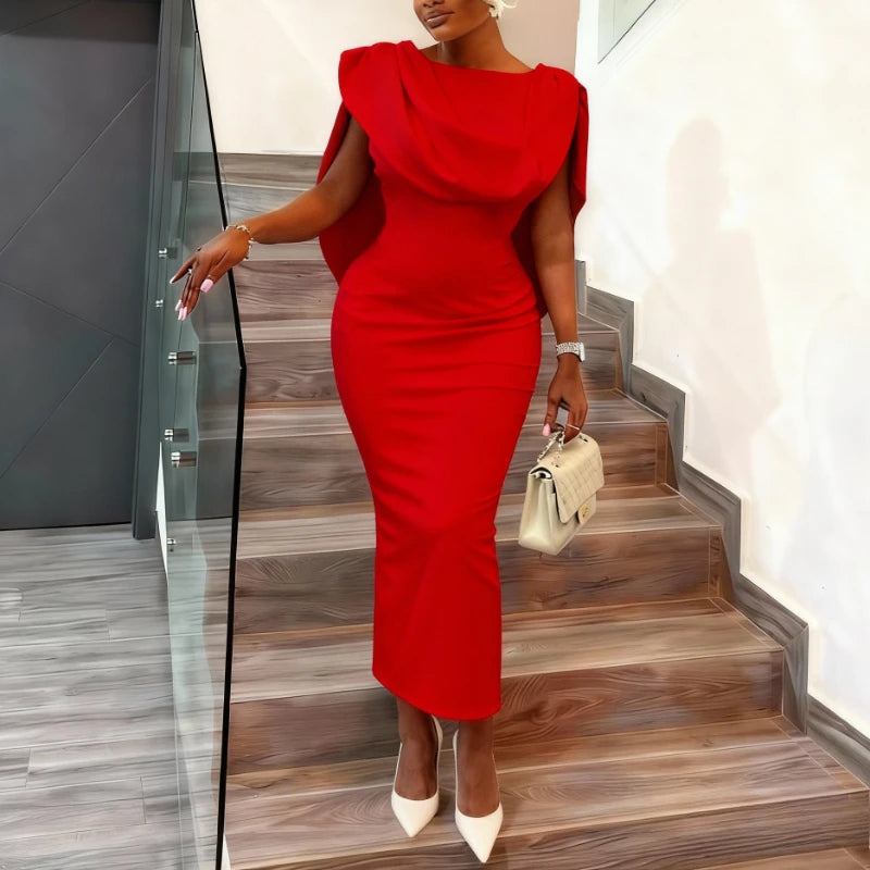 Bodycon Maxi Dress Swinging Neck Backless