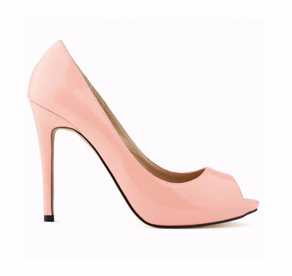 Pumps Fish Mouth High Heels Ladies11cm