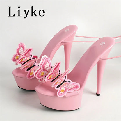 Liyke New Pink Yellow Cross Strap
