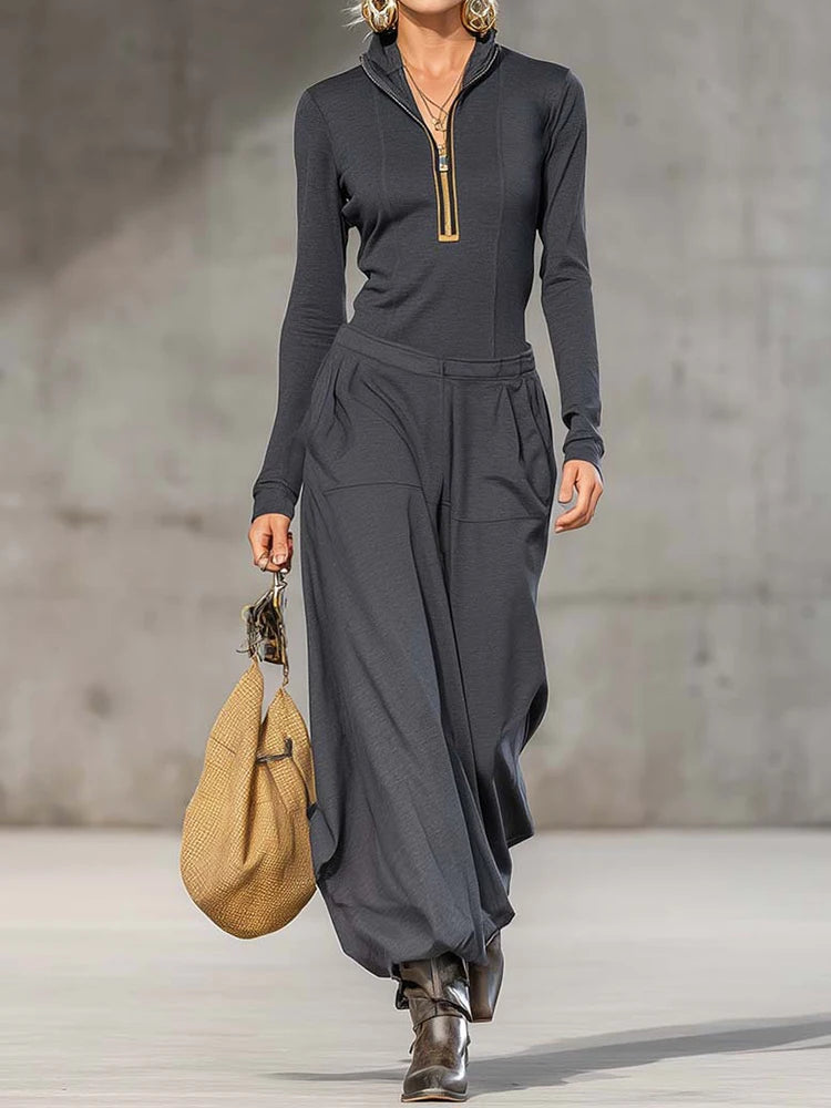 Casual Hoodie & Pants Tracksuit Set