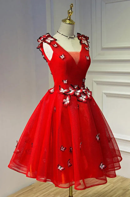 Dresses Gown 3D Butterfly Design Dress