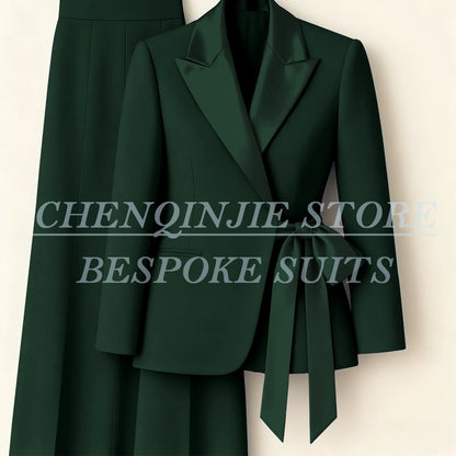 Tailored Blazer & Skinny Pants Suit