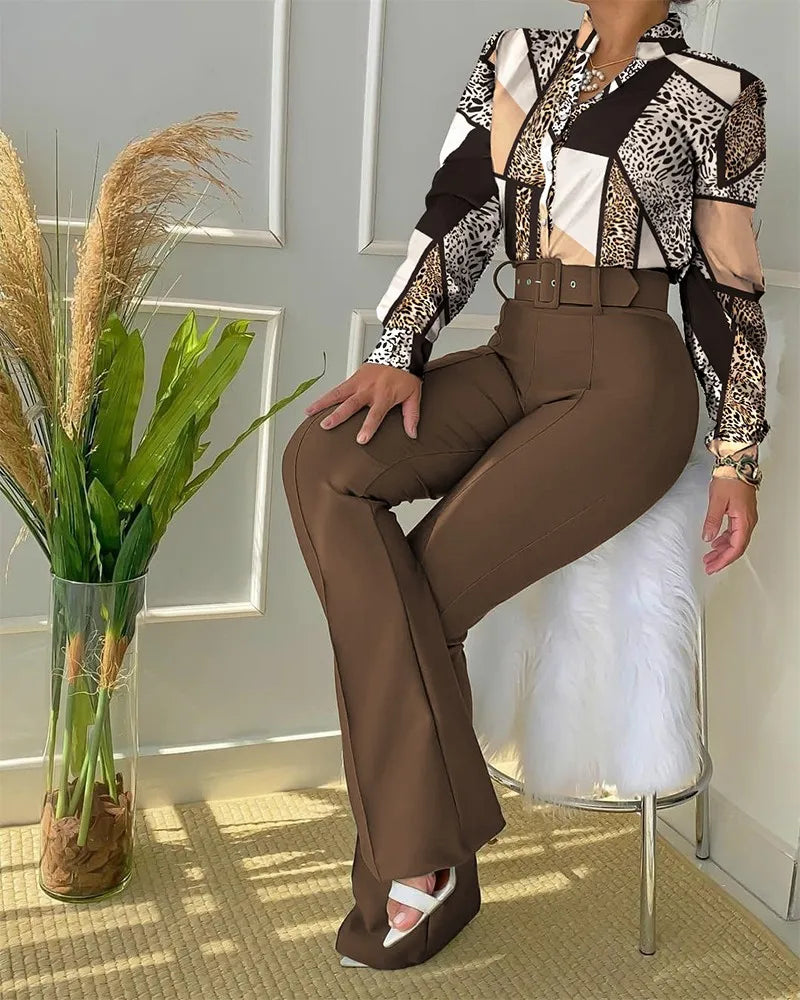 Pants Sets Outfits Versatile Casual Girdle