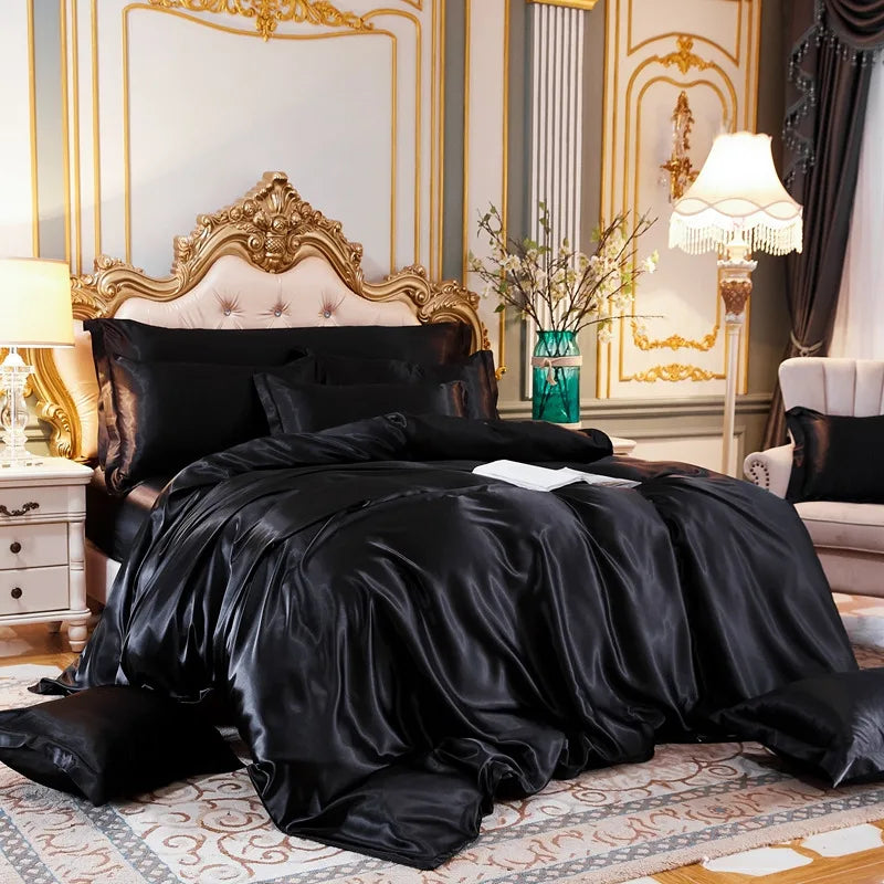 Mulberry Silk Luxury Satin Bedding Set