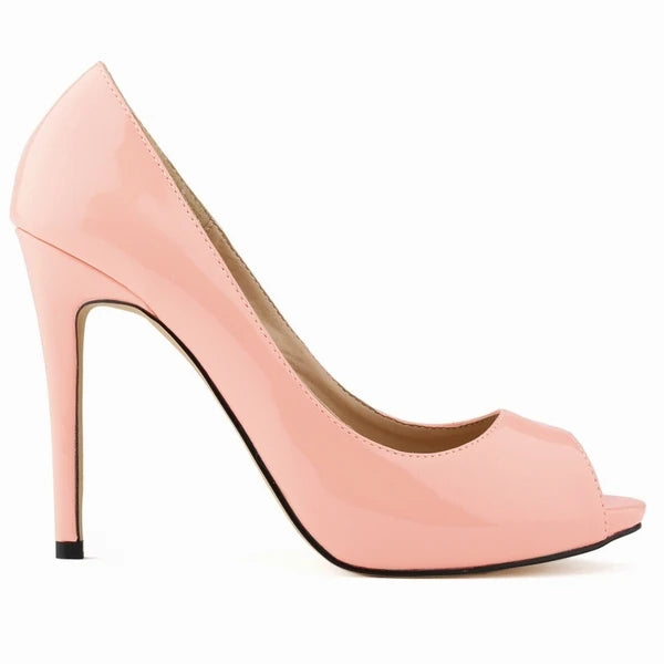 Pumps Fish Mouth High Heels Ladies11cm