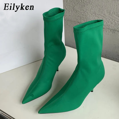 Eilyken Candy Colors Stretch Fabric Ankle