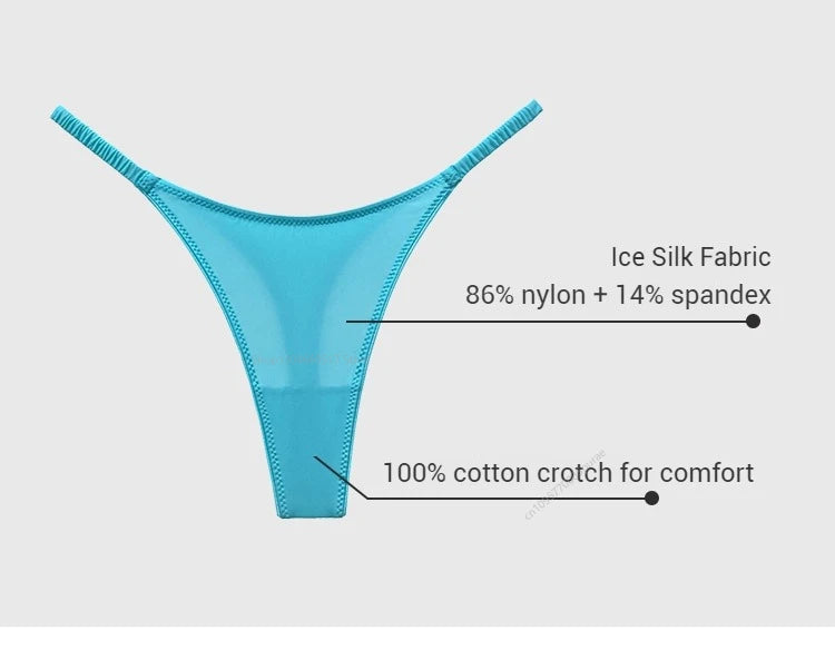 Lingerie Sexy G Strings Low-Rise Thong Panties Female Sexy Underwear Women Seamless Low Thongs Women Sexy Beach Style