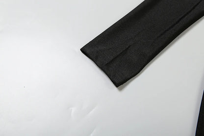 Feather Trim Slash Neck Jumpsuit