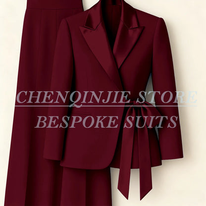 Tailored Blazer & Skinny Pants Suit