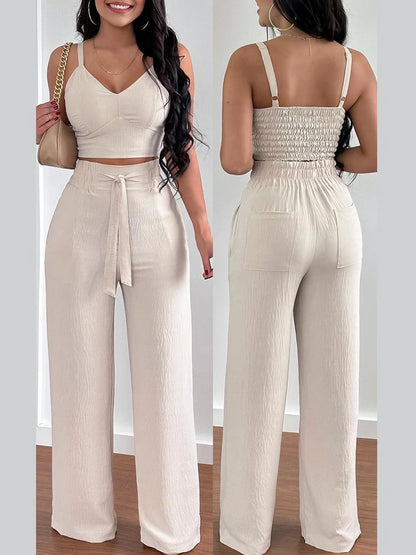 Print Halter V-Neck Backless Tank Suit