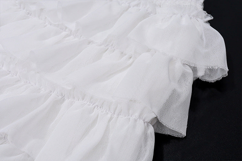 2 Piece Women Skirts Outfits Y2K Fairy Vintage Long Sleeve Cardigan Tops + Ruffle Mini Skirt 00s Retro Coquette Matching Set