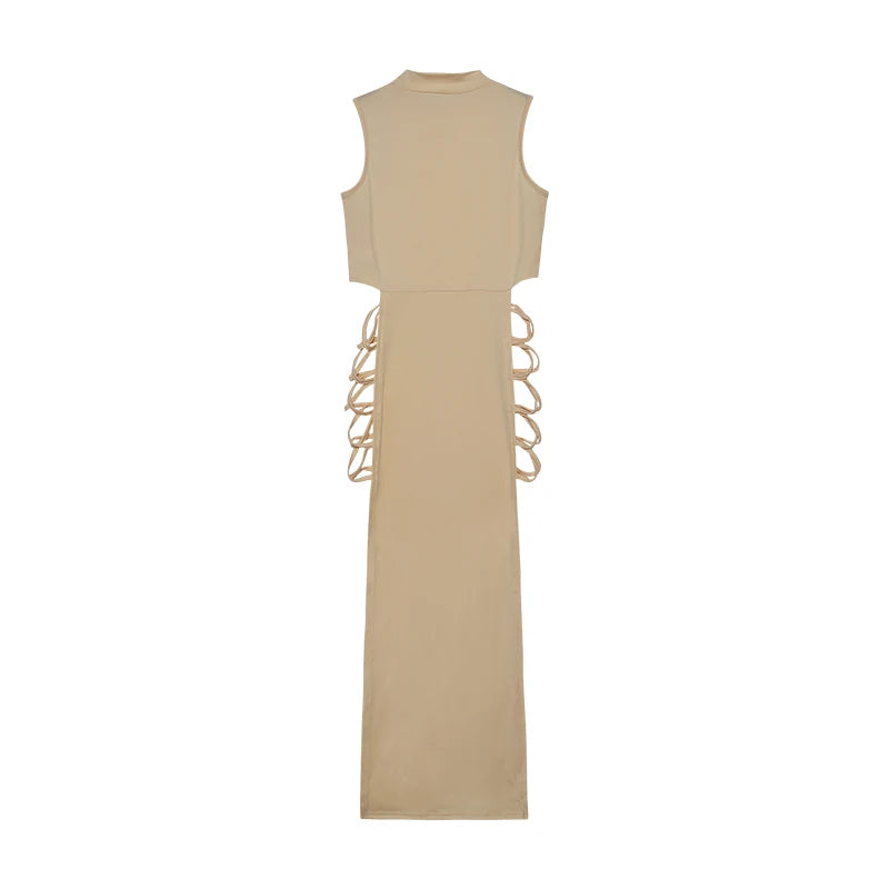 Criss Cross Cut-Out Bodycon Dress